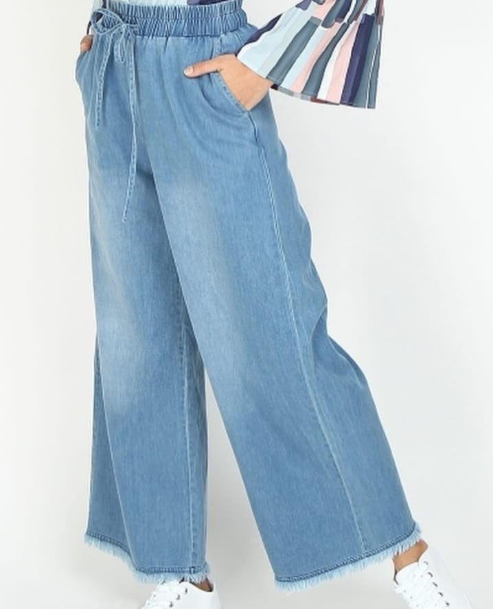 Blue Denim Palazzo