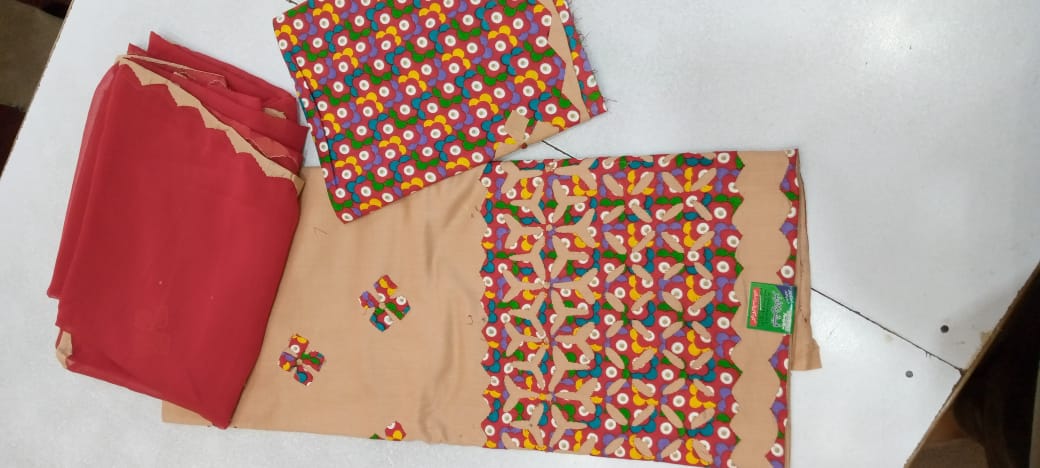 multani applic and chiffon cotton suit 19