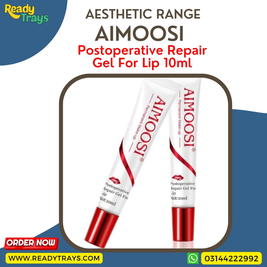 Postoperative Repair Gel for lips for permanent lip makeup pigments microblading
