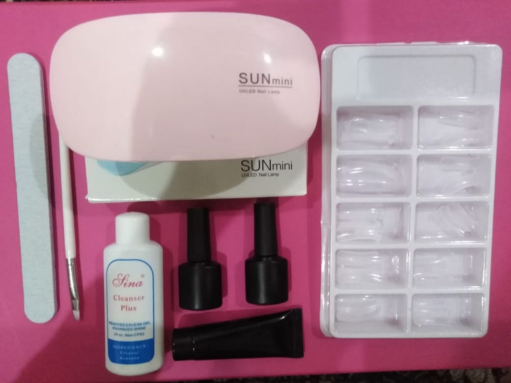Polygel Kit with mini UV Lamp DIY 5612