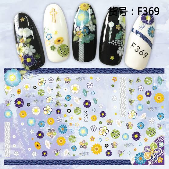 RT-F369 Nail STtickers