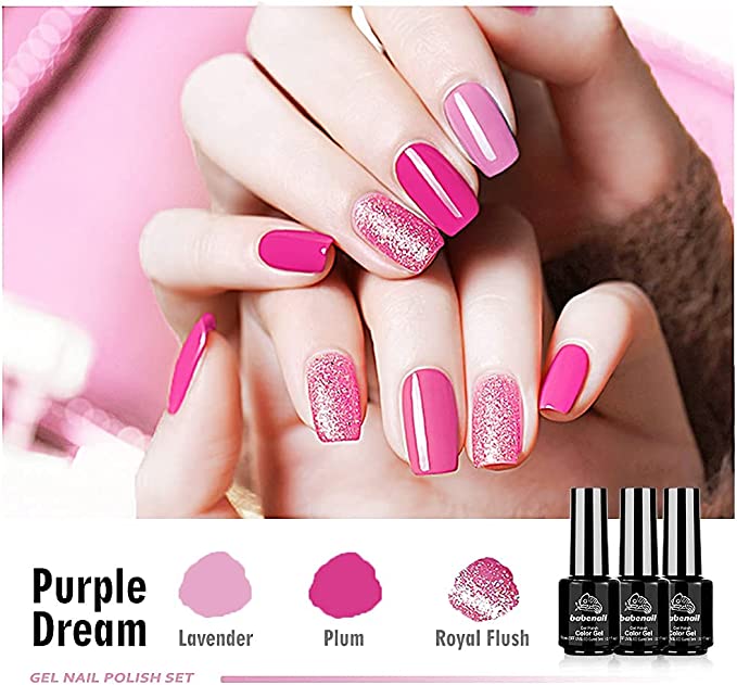 Pack of 10 Gel babe nai gel polish