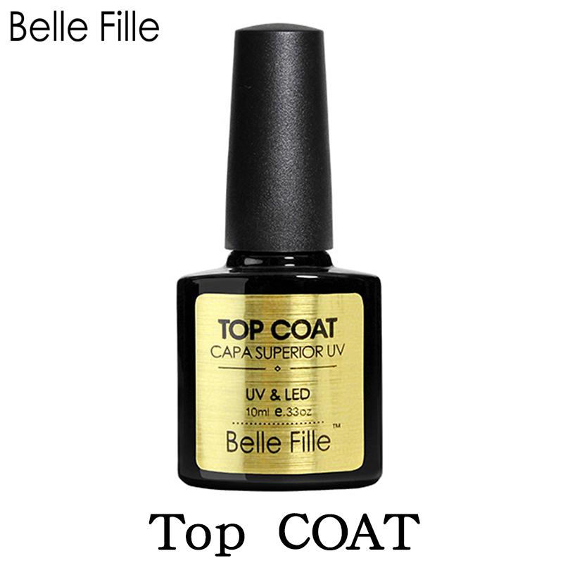 Belle Fille Capa superior UV top coat- 10ml