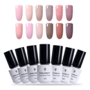Born Pretty Nude Series UV gel color-Pack of 18 - 5ml