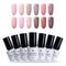 Born Pretty Nude Series UV gel color-Pack of 18 - 5ml