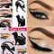 2Pcs Cat Eye Liner Makeup Stencil Design Eyeliner Stencil Models Eyebrow Eyes Liner Template Tool