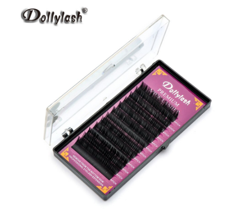 Dollylash 3D mink 11mm individual eyelash extension hair false eyelashes