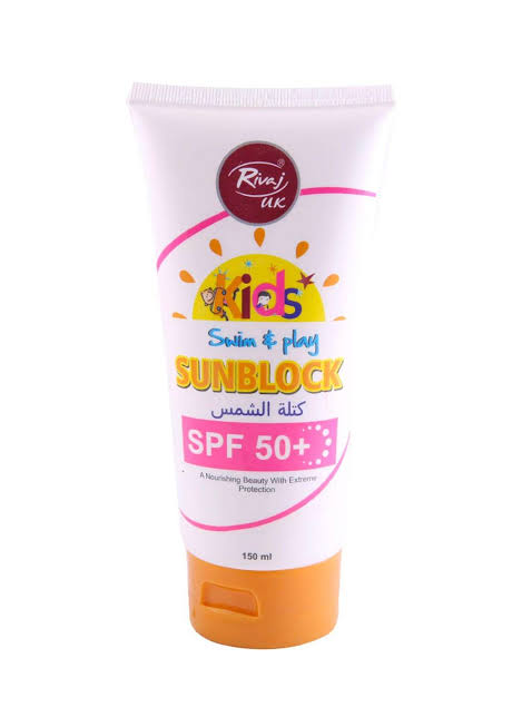 Rivaj Kides Sunblock SPF 50 Cream 150ml