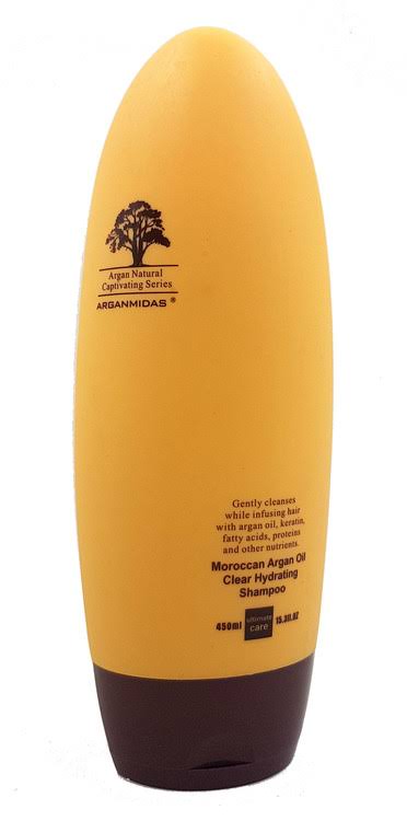 Pack of 2 Pure Arganmidas Moroccan Argan Oil Shampoo 450ml and Hair Serum 100ml