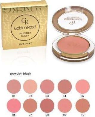 Golden Rose Powder Blush on 06 Candy Pink