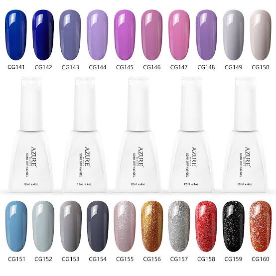 Azure Soak Off UV Gel Nail Gel Polish 12ml