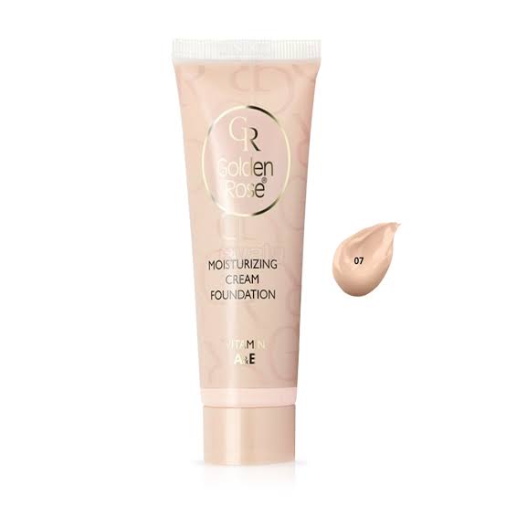 GOLDEN ROSE Moisturizing Cream Foundation 07 with vitamin A and E