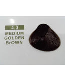 BREMOD Fashion Hair Color Medium Golden Brown 4.3