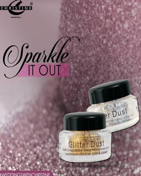 Christine Pack Of 2 - Sparkling Dust Sliver & Golden