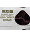 BREMOD Fashion Hair Color Very Light Red copper Brown 4.45