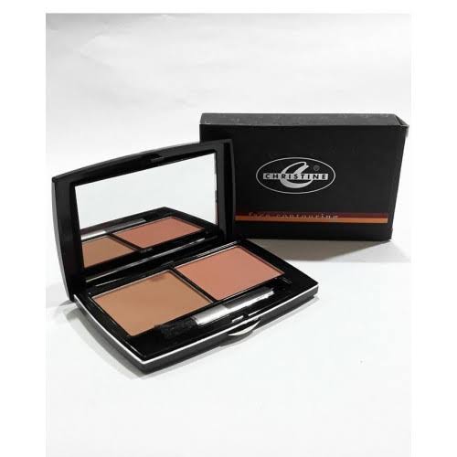 Christine ﻿Face Contour Double 2-color blush palette 02