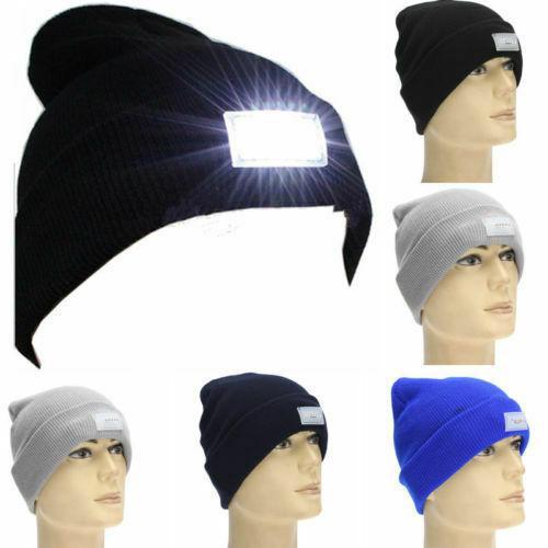 Led wool hat 5 light  luminous knitted wool hat led fishing maintenance lighting hat led hip-hop hat