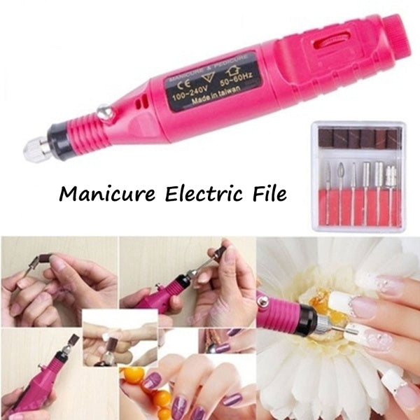 Small electric nail drilling machine