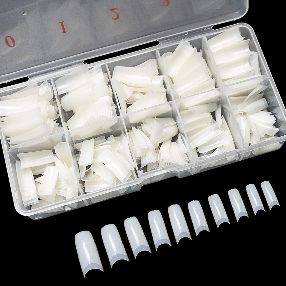 Professional Nail Tips Box 10 sizes - 500 Pcs