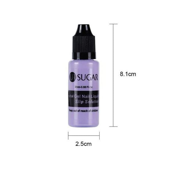 1 Bottle 20ml UR Sugar Nail Liquid Slip Solution Soak Off Acrylic Builder Gel Extension Tool
