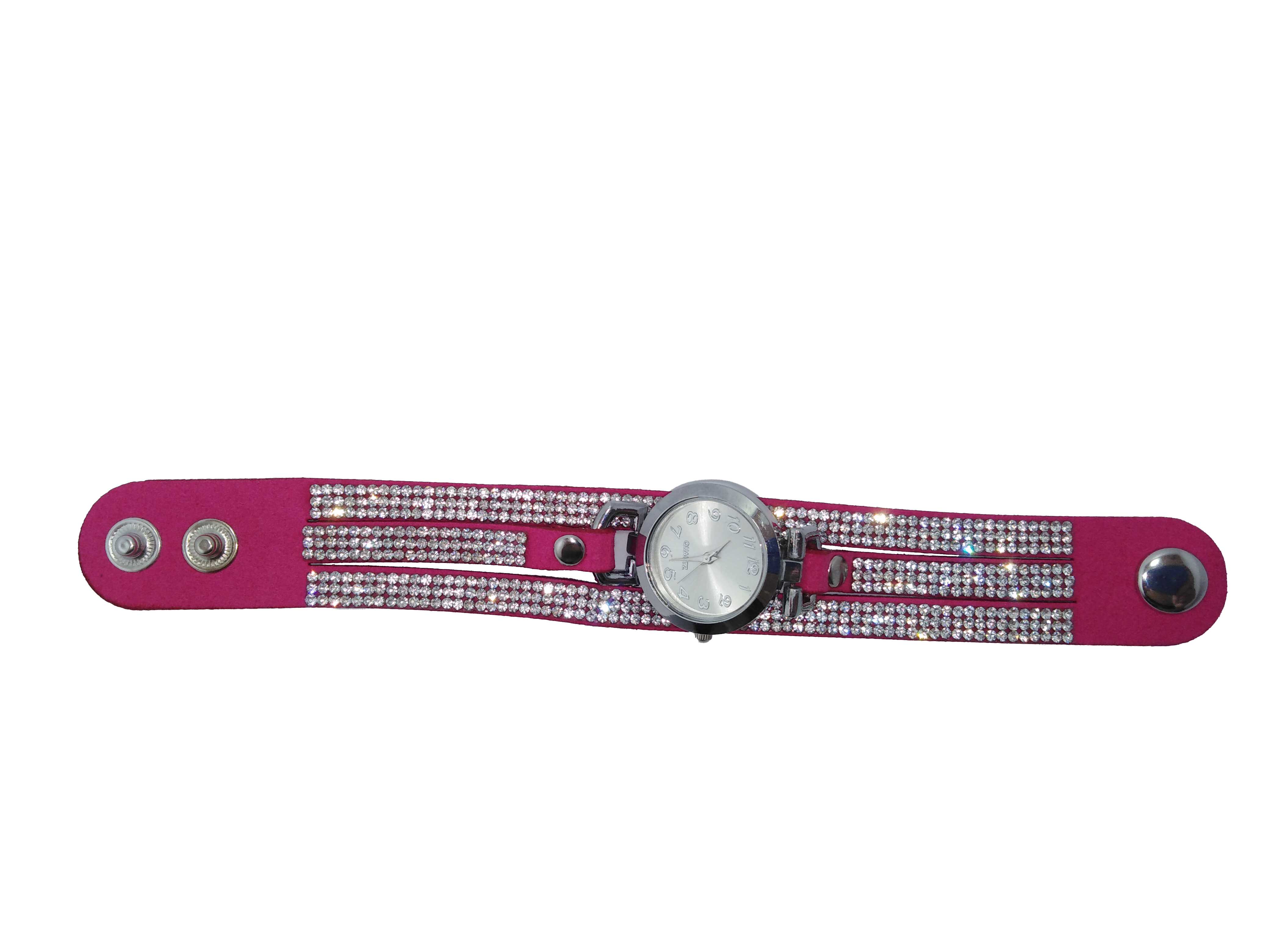 Women wrist watch pink color